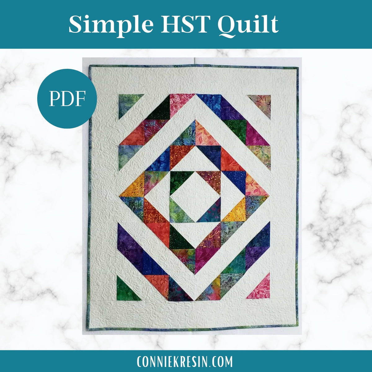 Hst baby online quilt