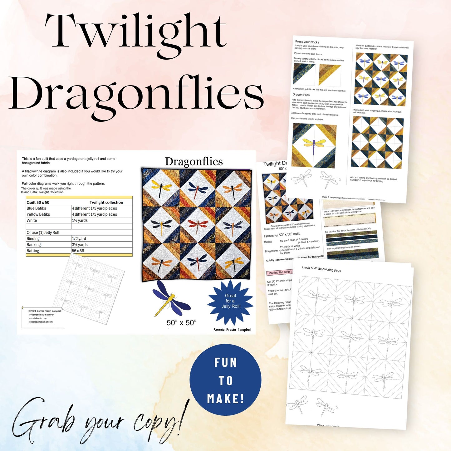 Twilight Dragonflies