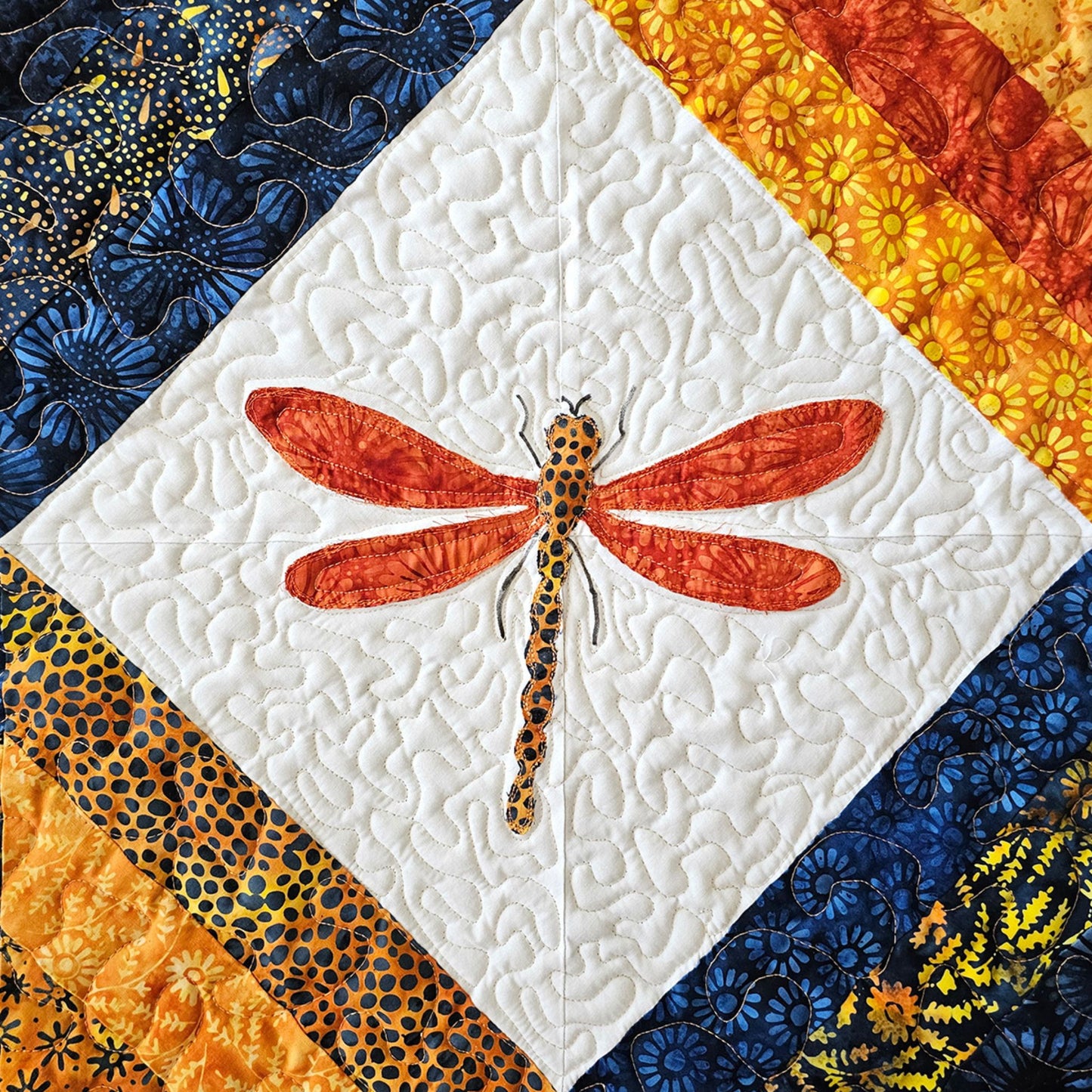 Dragonflies quilt pattern