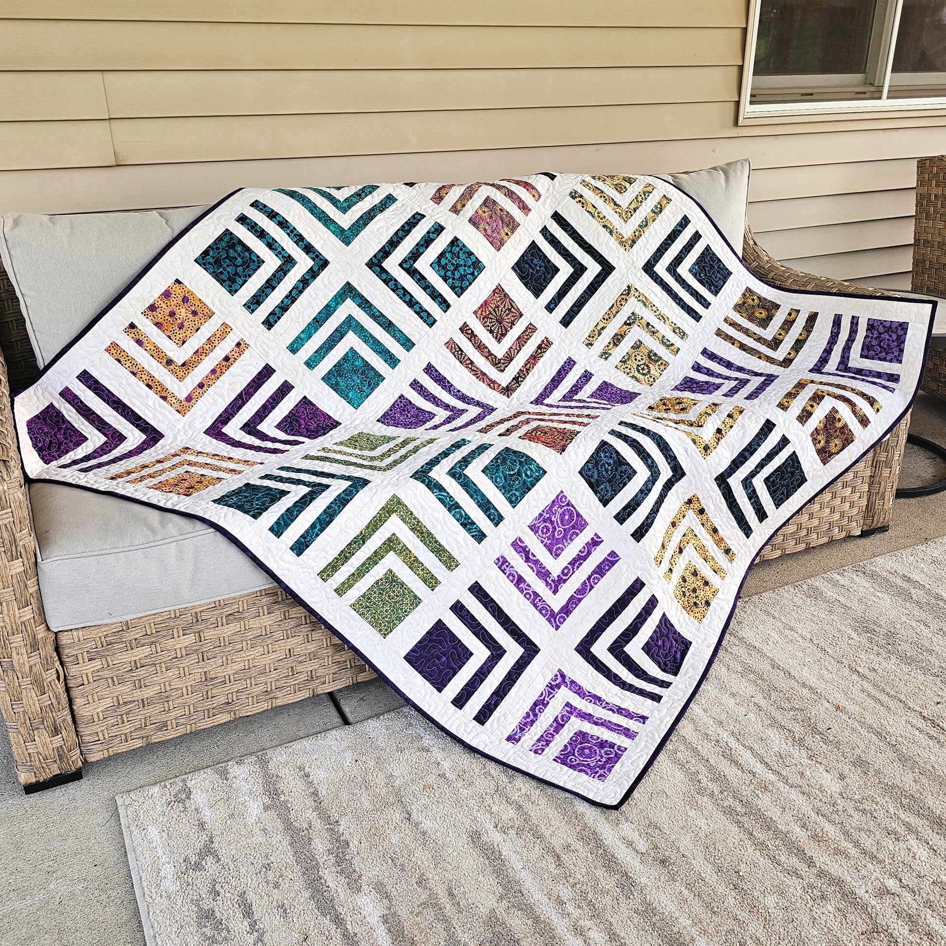 Quarter Spin quilt pattern