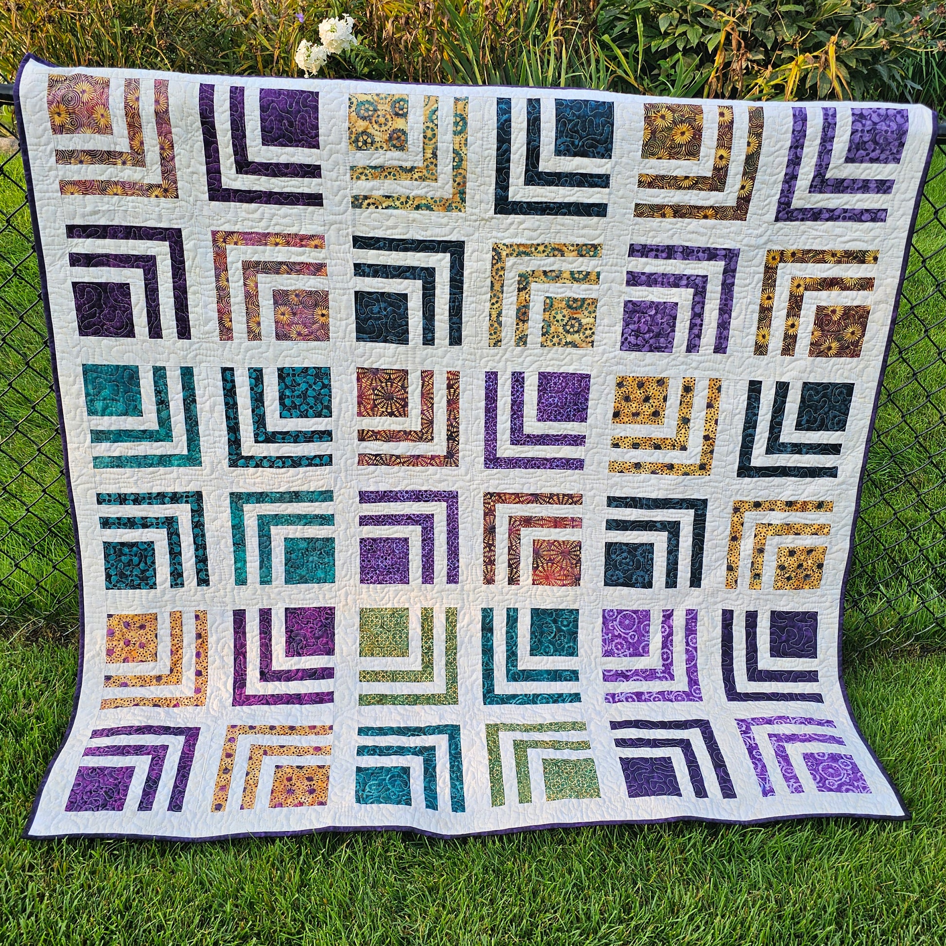 Quarter Spin quilt pattern