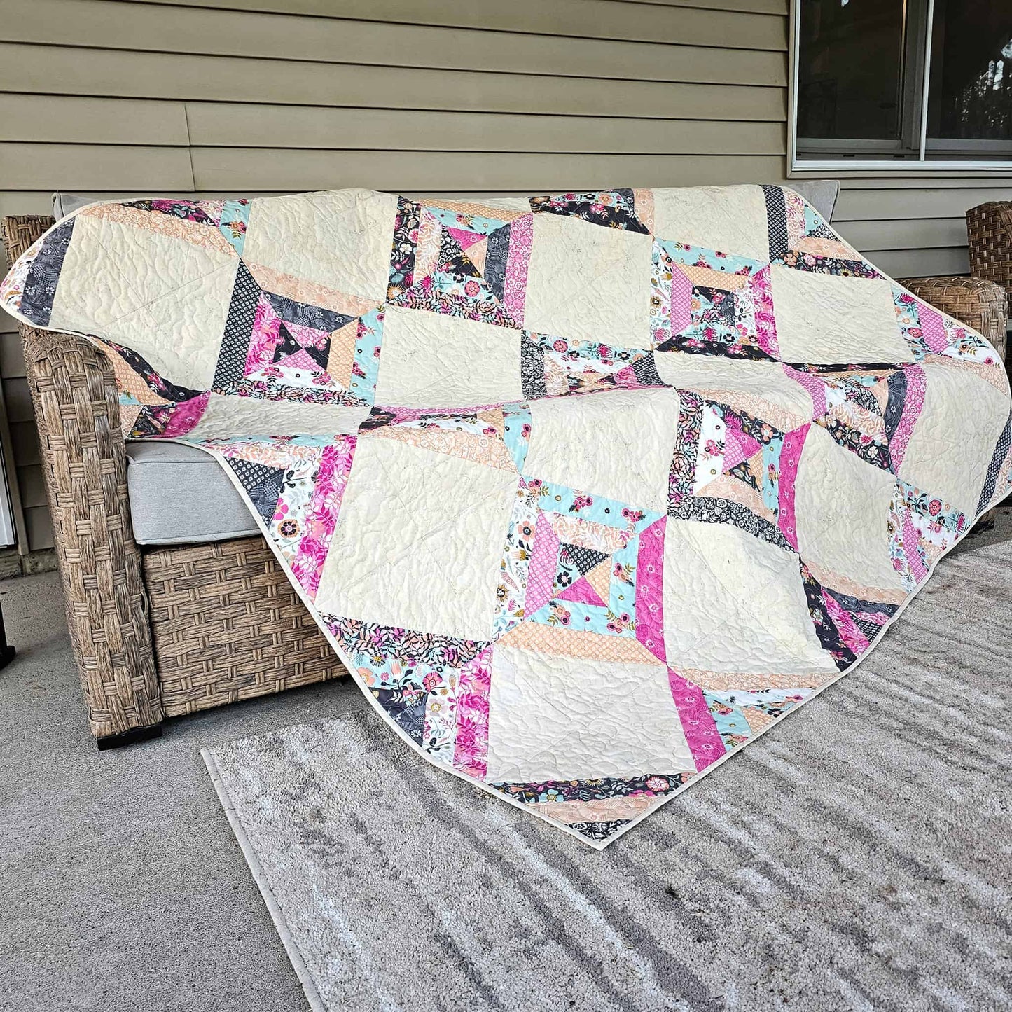 Using a jelly roll for the quilt
