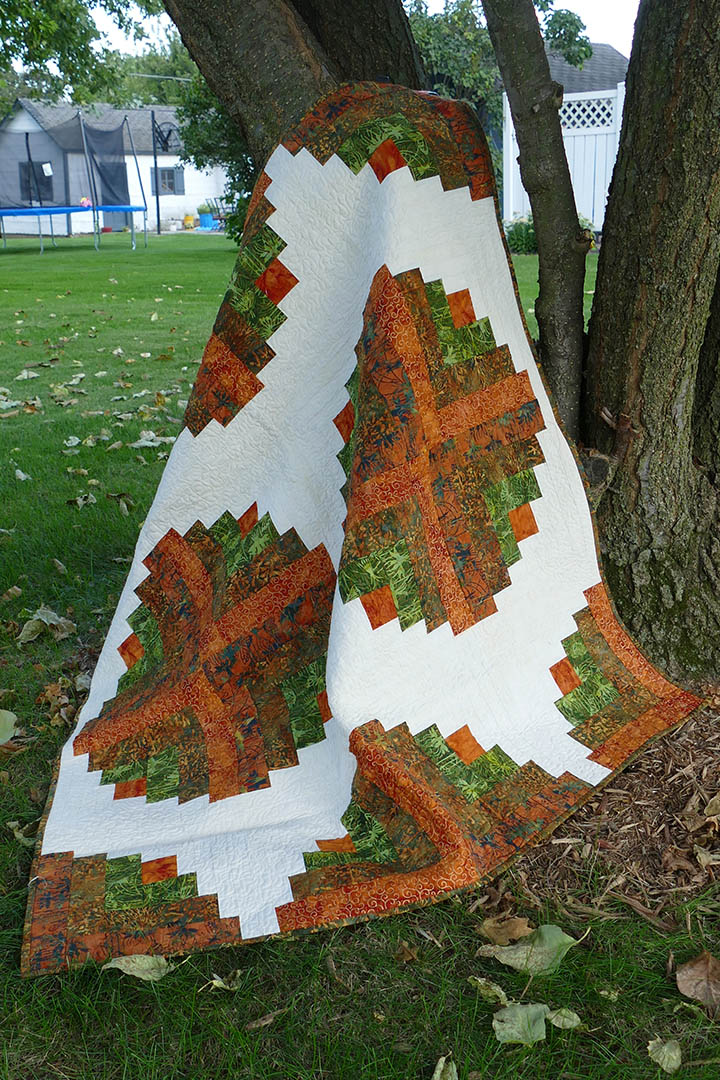 Amber Logs Quilt PDF