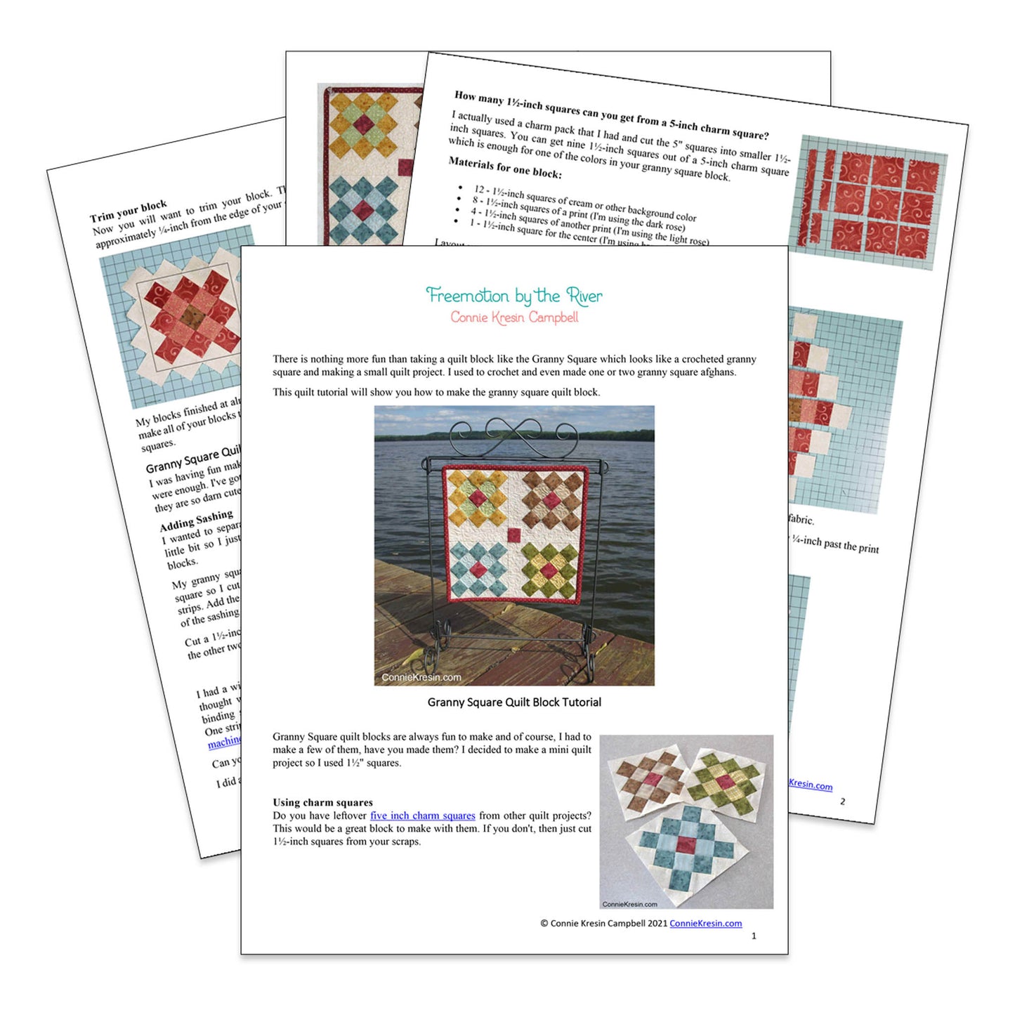 Granny Square quilt block