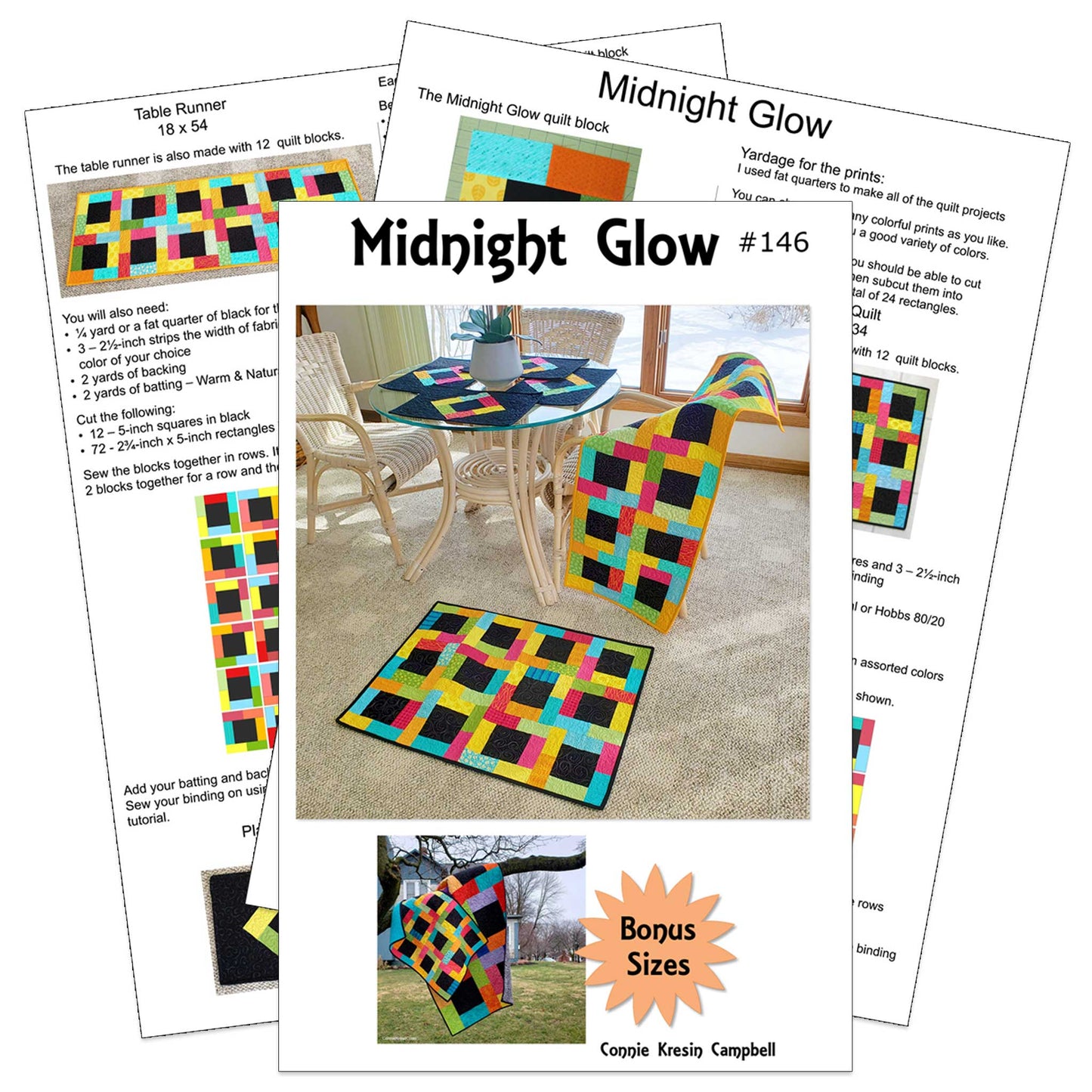 Midnight Glow quilt pattern
