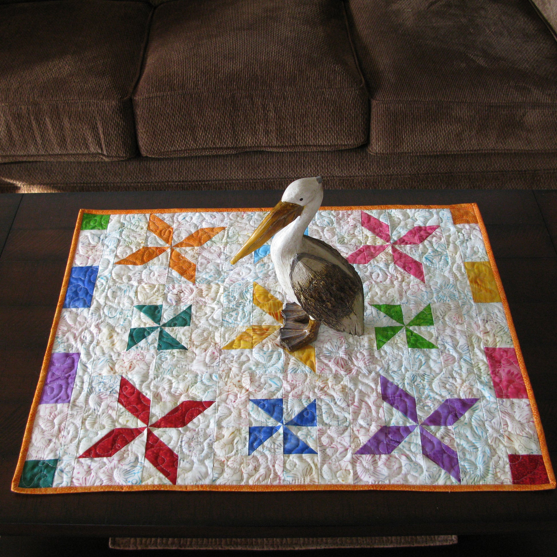 Pinwheel Baby Quilt or Table Topper