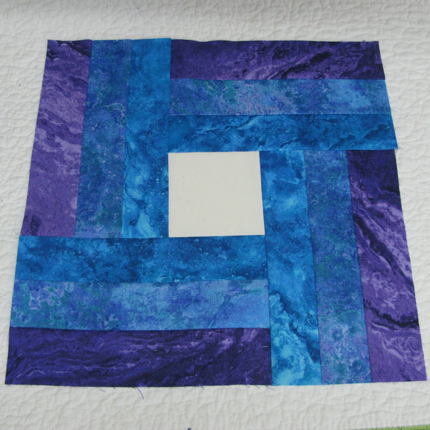 Rainbow quilt block