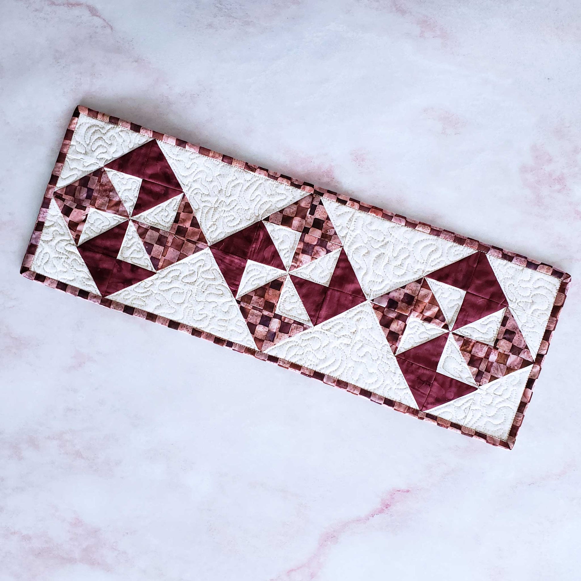 Simple Pinwheel Table Runner