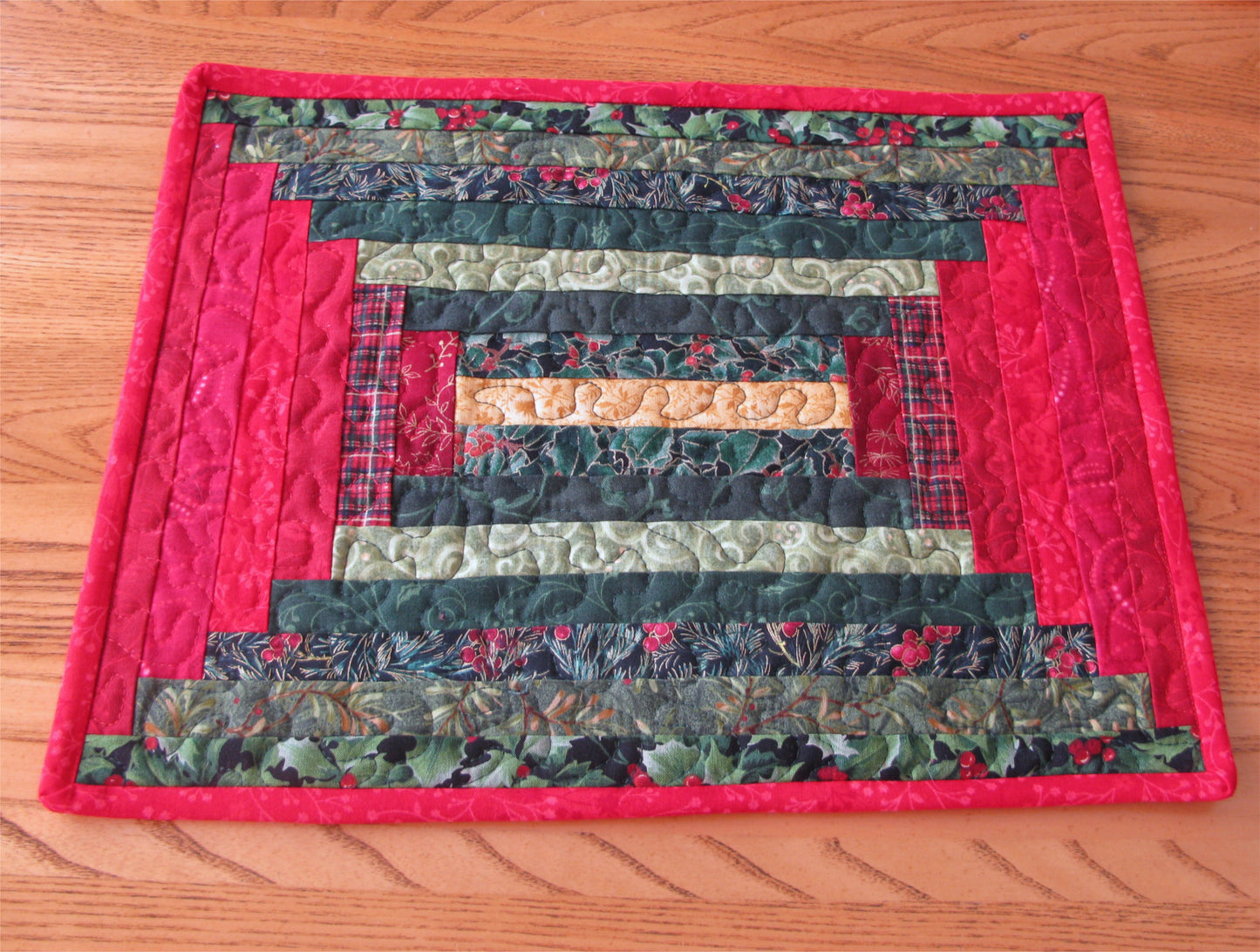 3 Styles - Log Cabin Placemats PDF