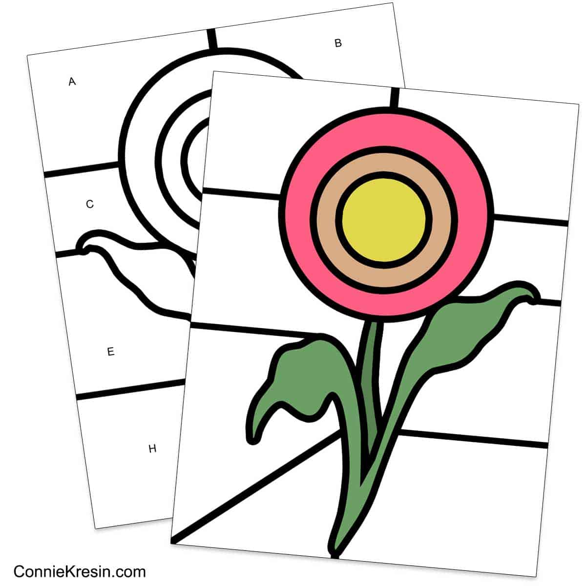 Stained Glass Flower PDF