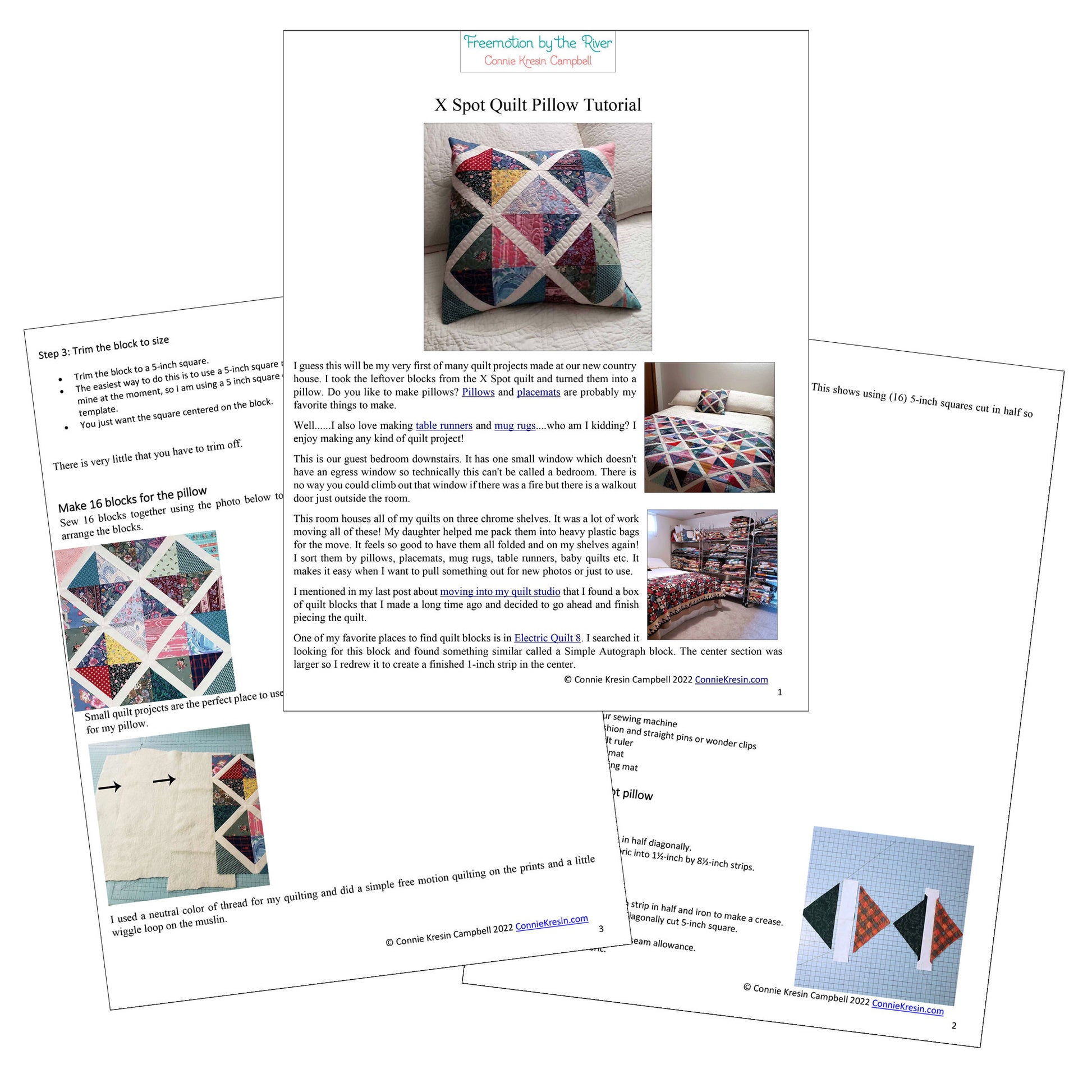 X Spot pillow pdf