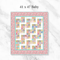 Confetti Steps baby quilt pattern