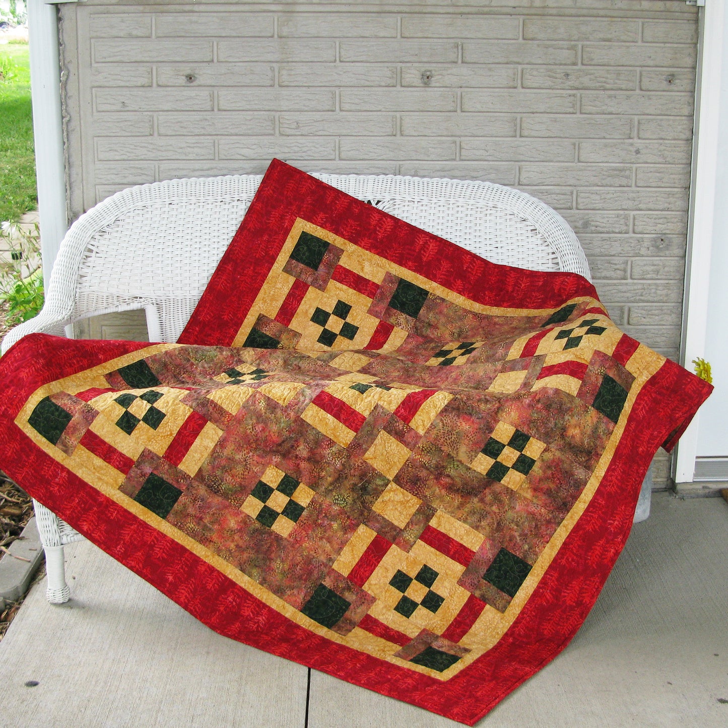 Connect Four quilt pattern