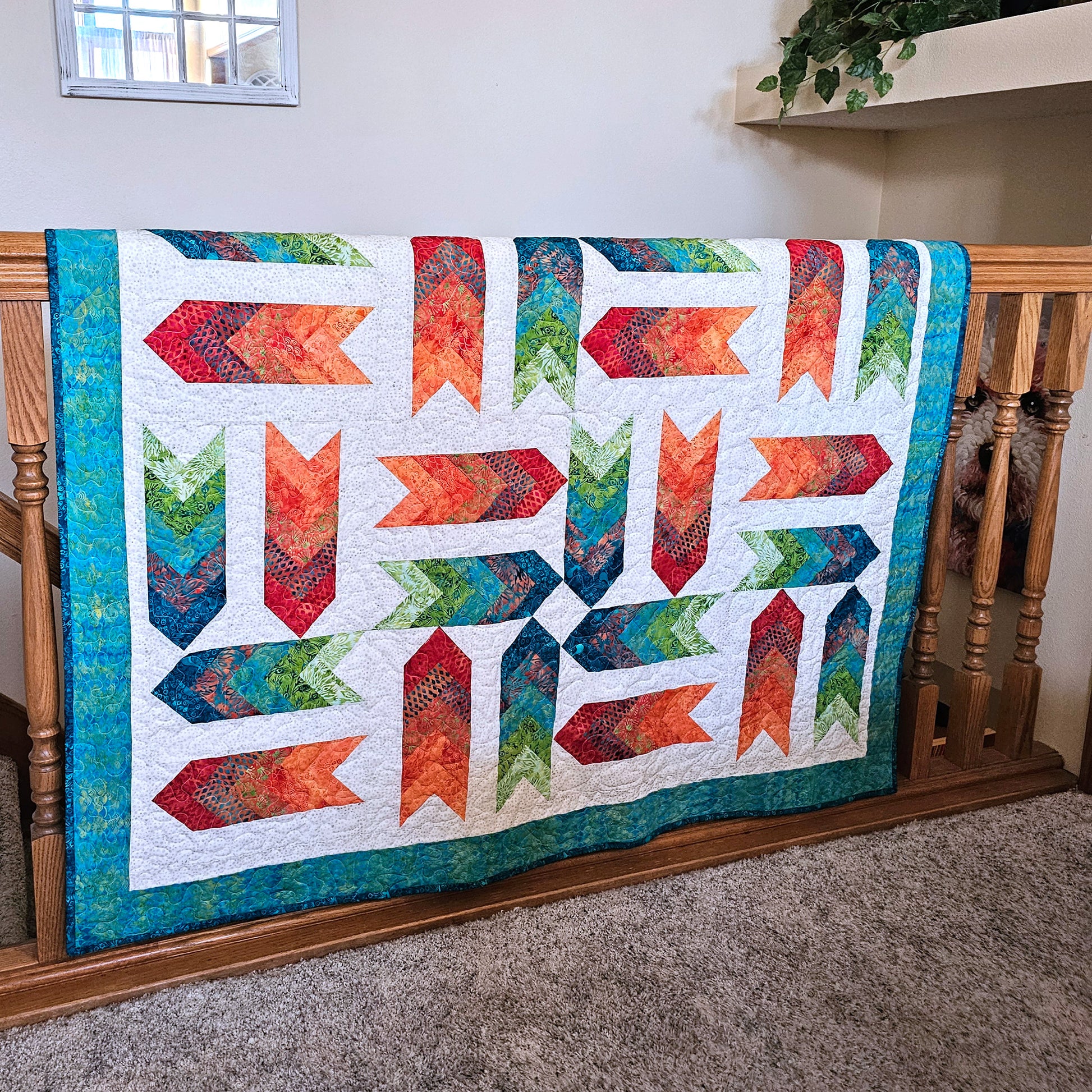 Fletching quilt pattern 
