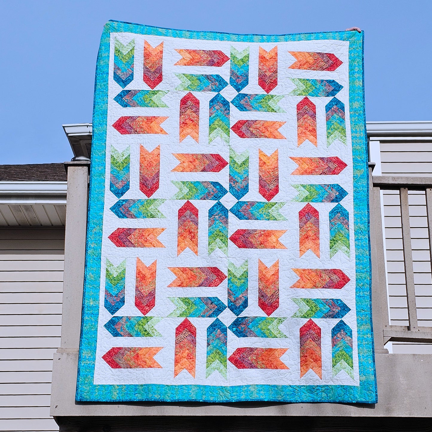 Fletching quilt pattern 