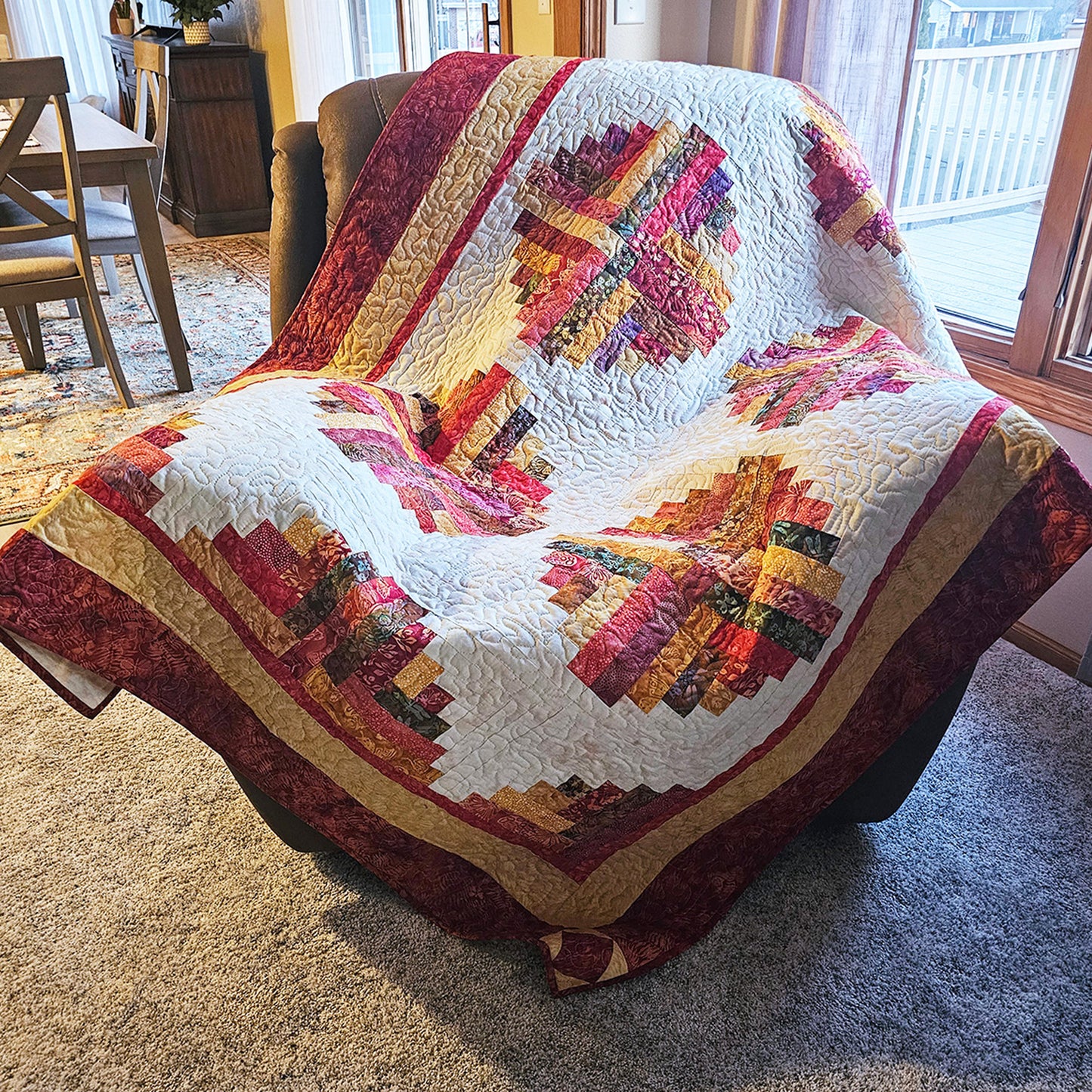 Mirage log cabin quilt pattern pdf