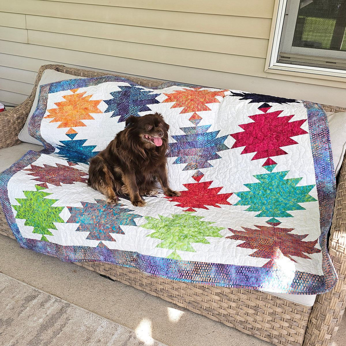 Painted Peaks quilt pattern