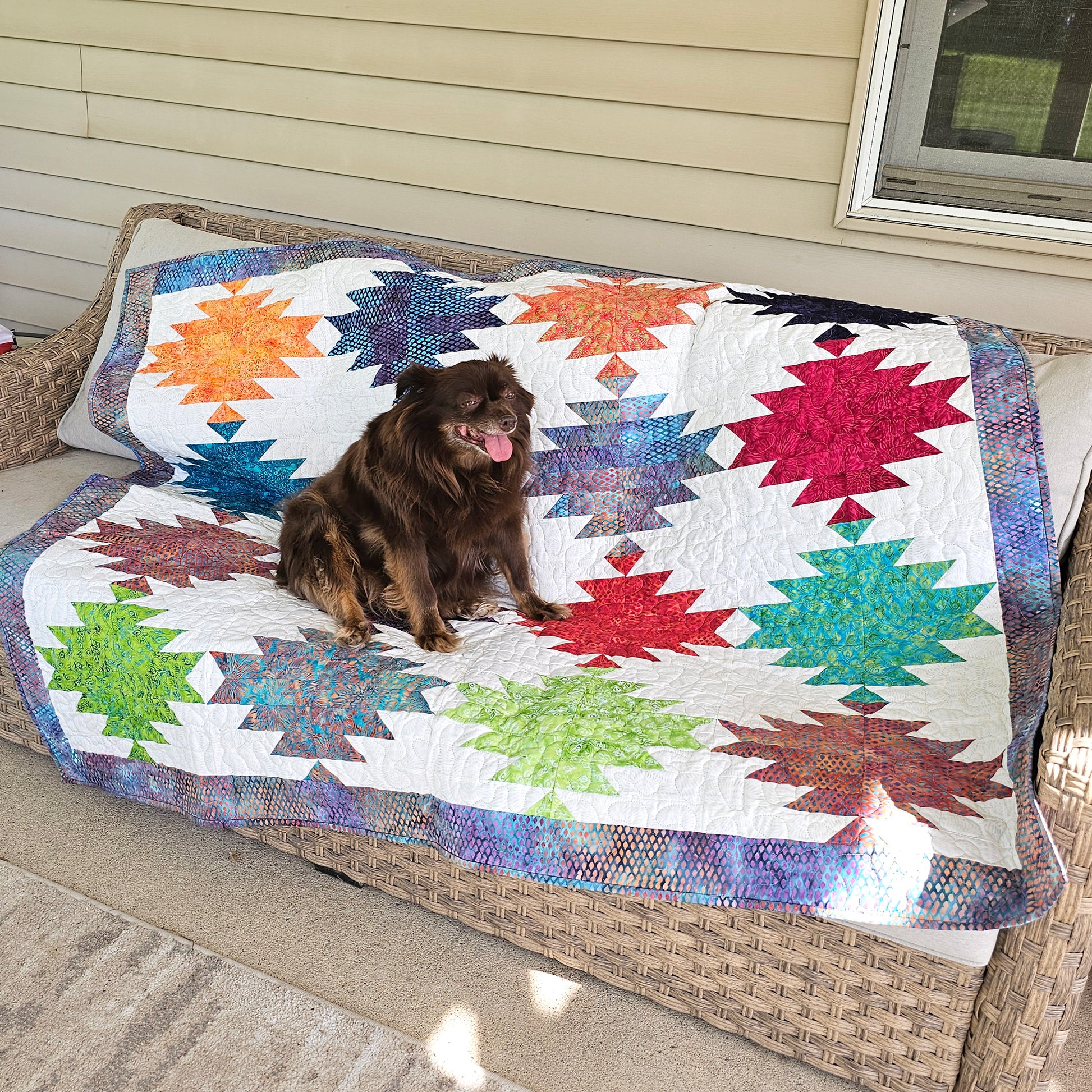 Painted Peaks quilt pattern