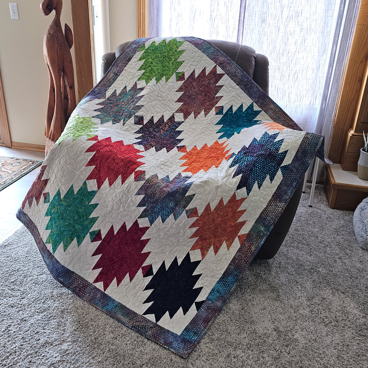 Painted Peaks quilt pattern