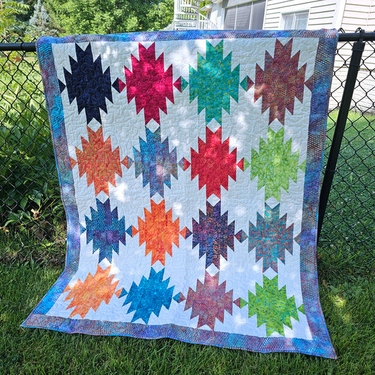 Painted Peaks quilt pattern