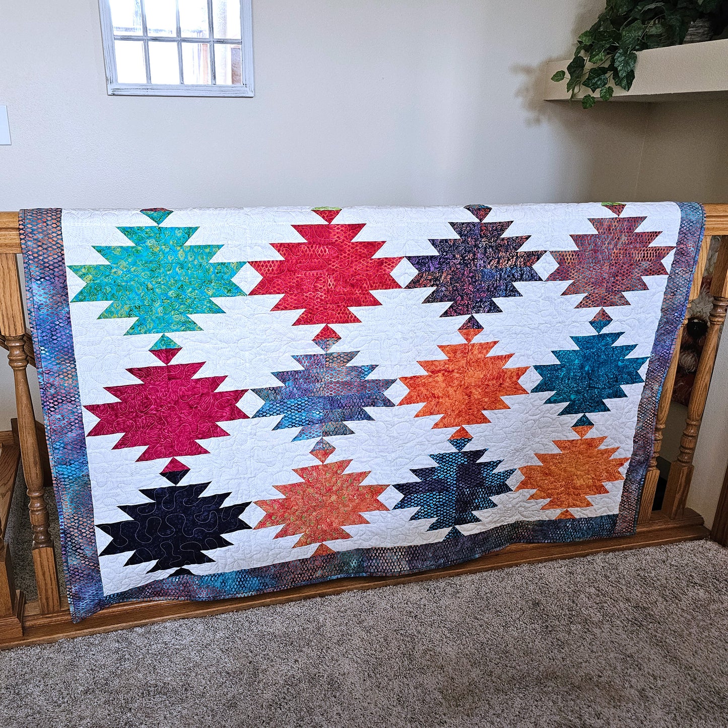 Painted Peaks quilt pattern