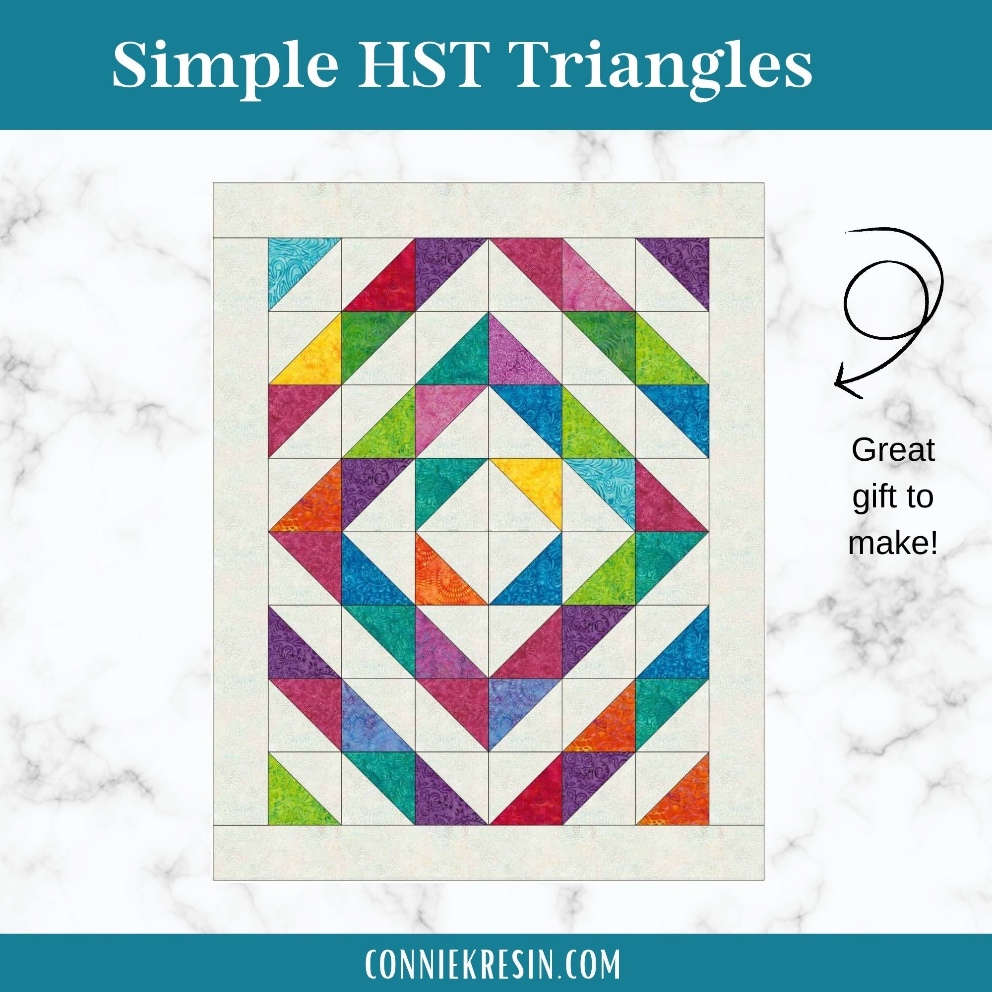 Simple HST quilt PDF – Connie Kresin Campbell