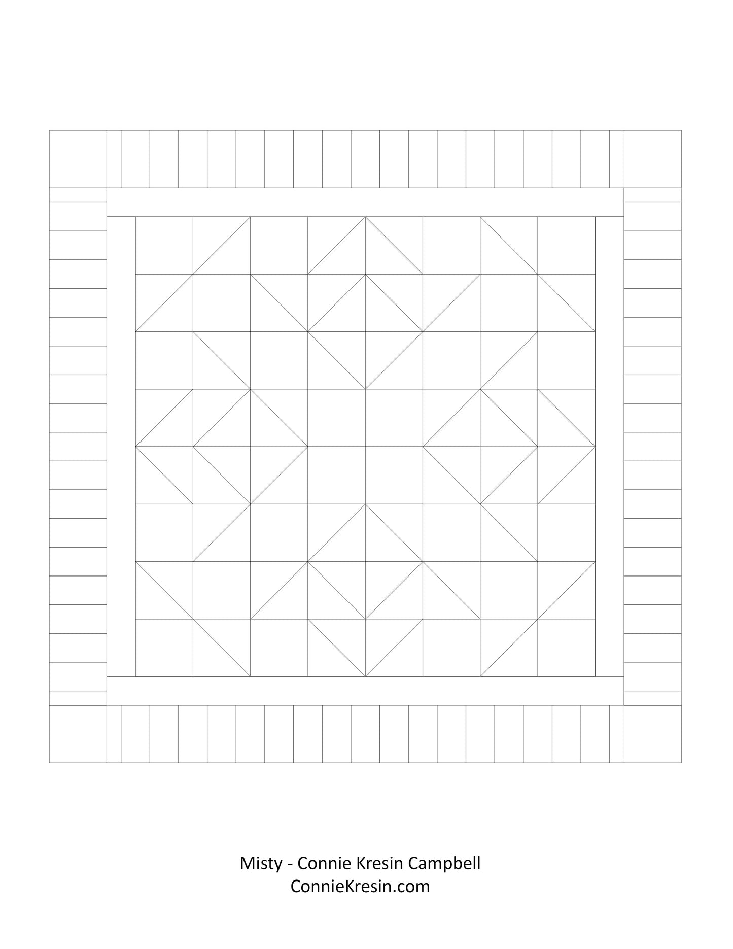 Misty Quilt Pattern PDF