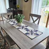 Four Patch Star Table Runner PDF