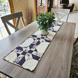 Four Patch Star Table Runner PDF