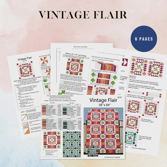 Vintage Flair quilt pattern
