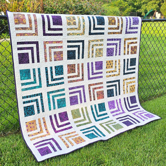 Quarter Spin quilt pattern