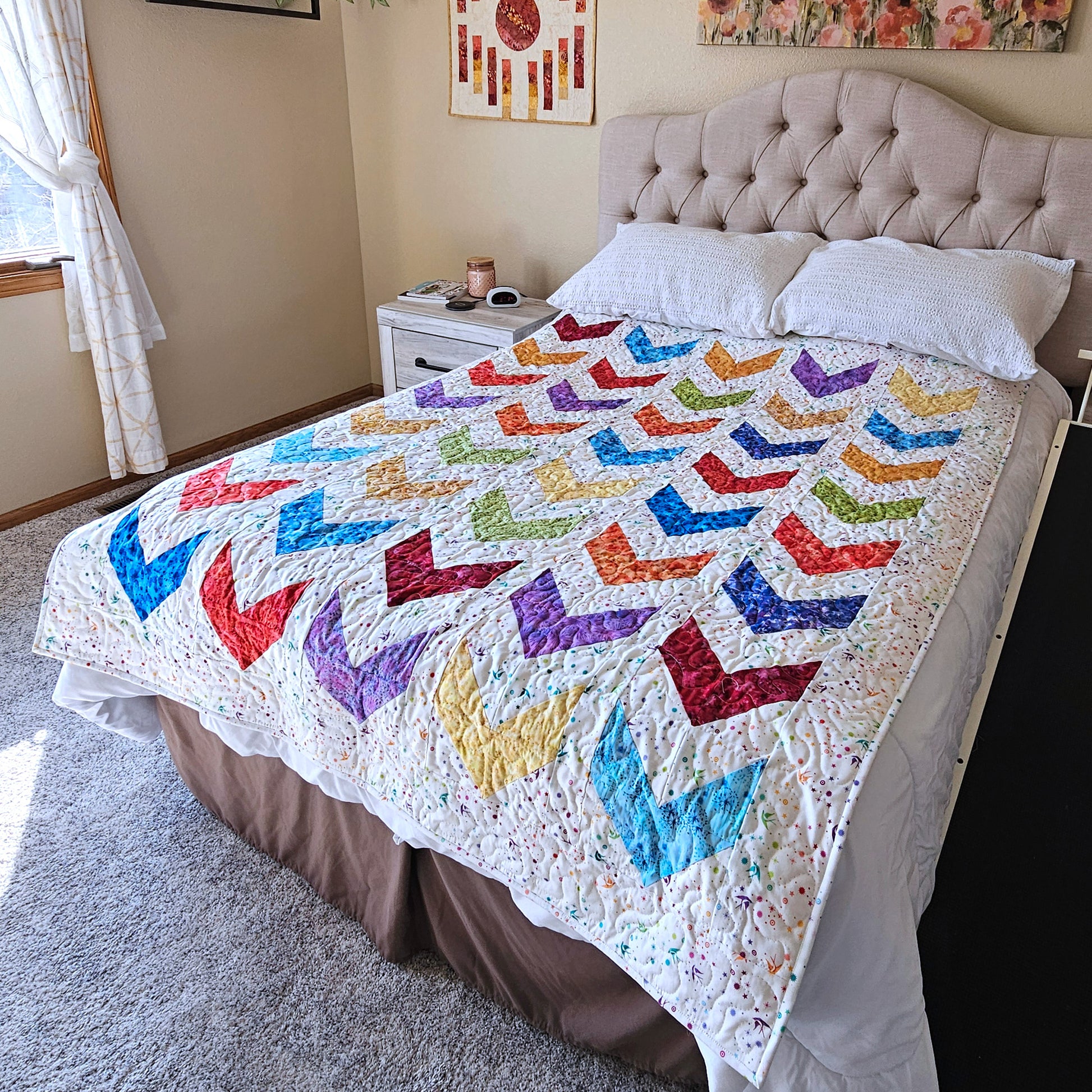 Twizzle quilt pattern by Connie Kresin