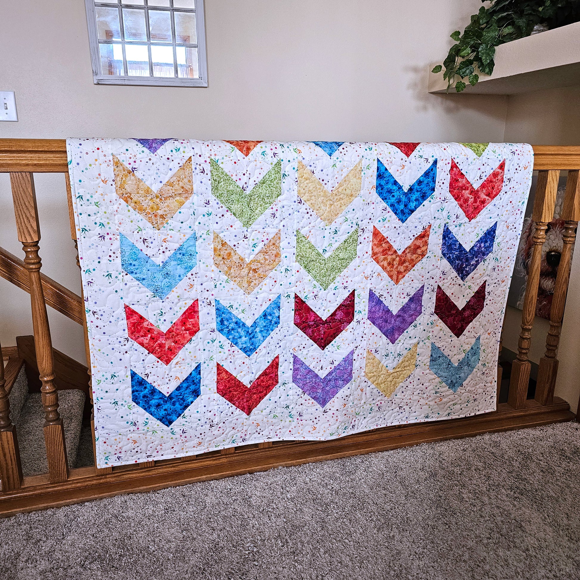 Twizzle quilt pattern by Connie Kresin