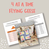 4 at a time flying geese quilt blocks