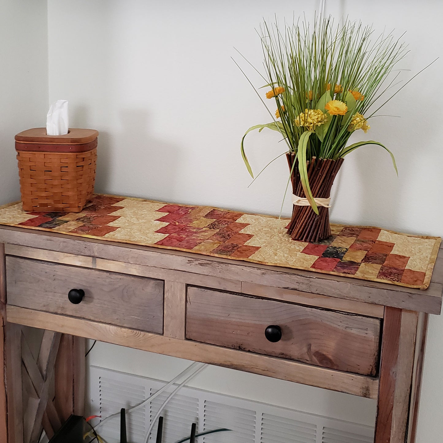 Autumn table runner