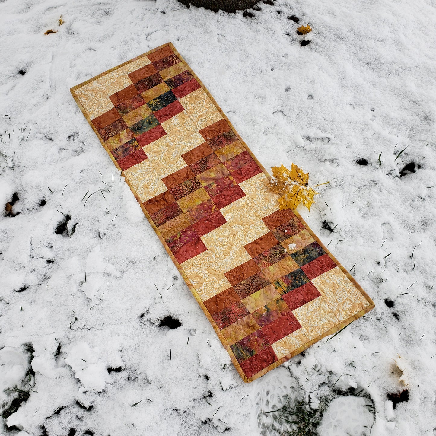 Autumn table runner