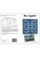 Blue Sapphire quilt pattern is fast and easy to make using the templates provided - pattern cover