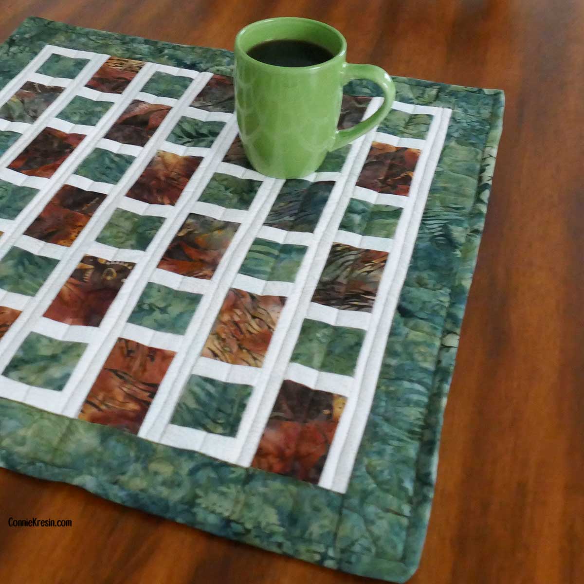 Brick Road Pillow & Table Topper PDF