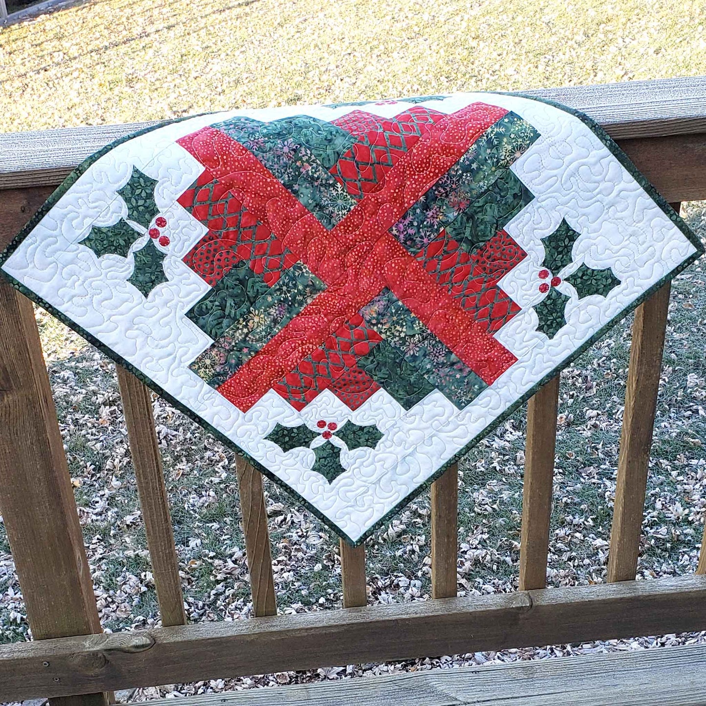 Christmas Logs Applique