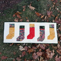 Christmas Stockings table runner pdf tutorial