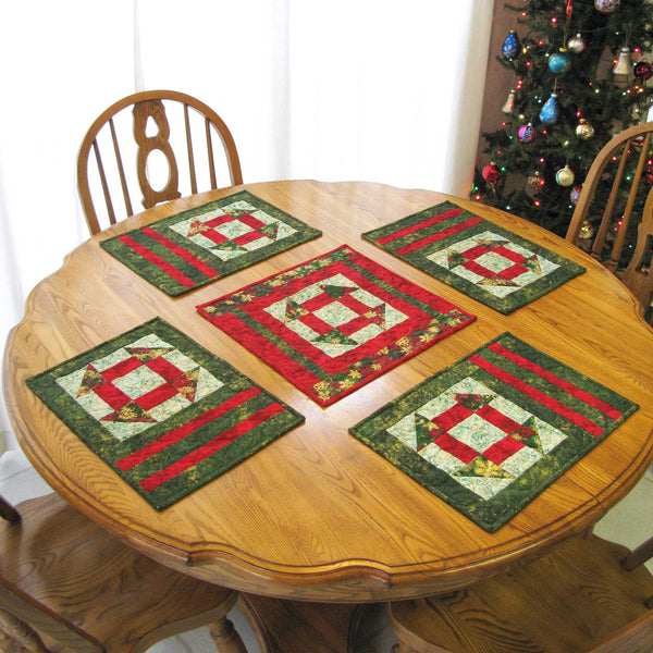 Christmas Dash Table Toper  and placemats pdf