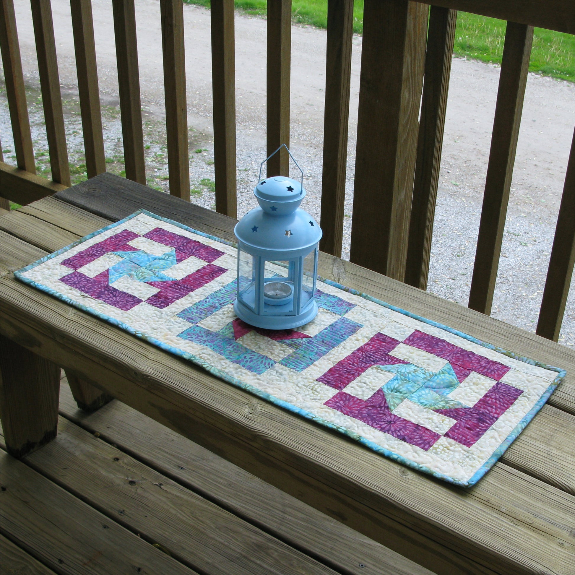 Coastal Mist table runner