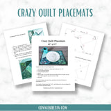 Crazy Quilt Placemats pattern