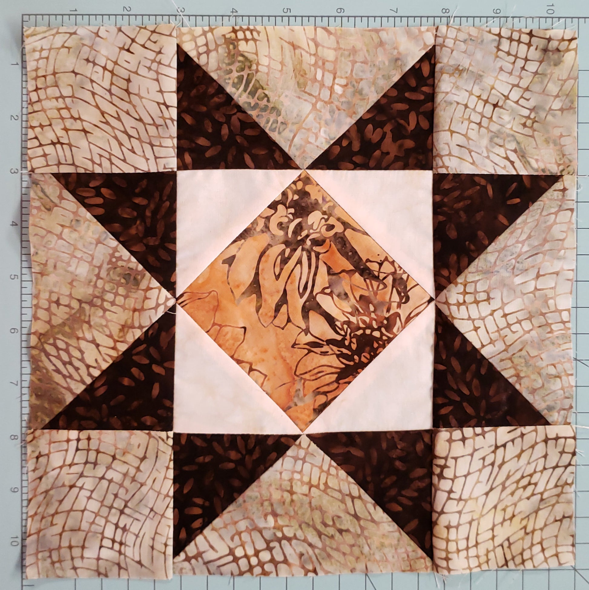 Diamond Stars Quilt block