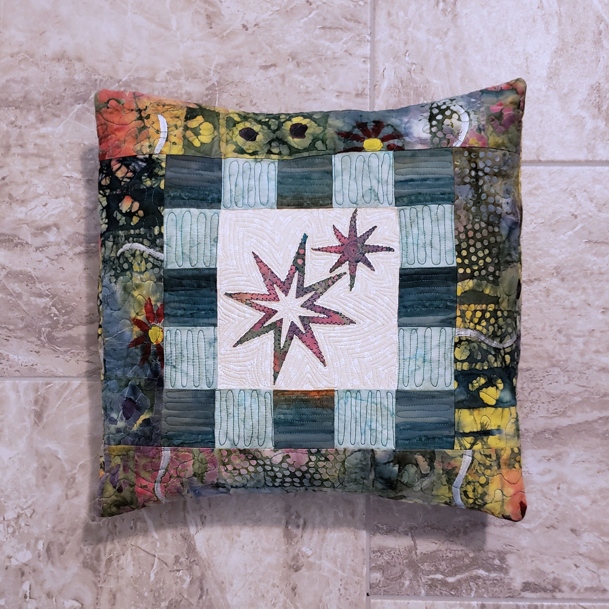 Eight Point Star Pillow