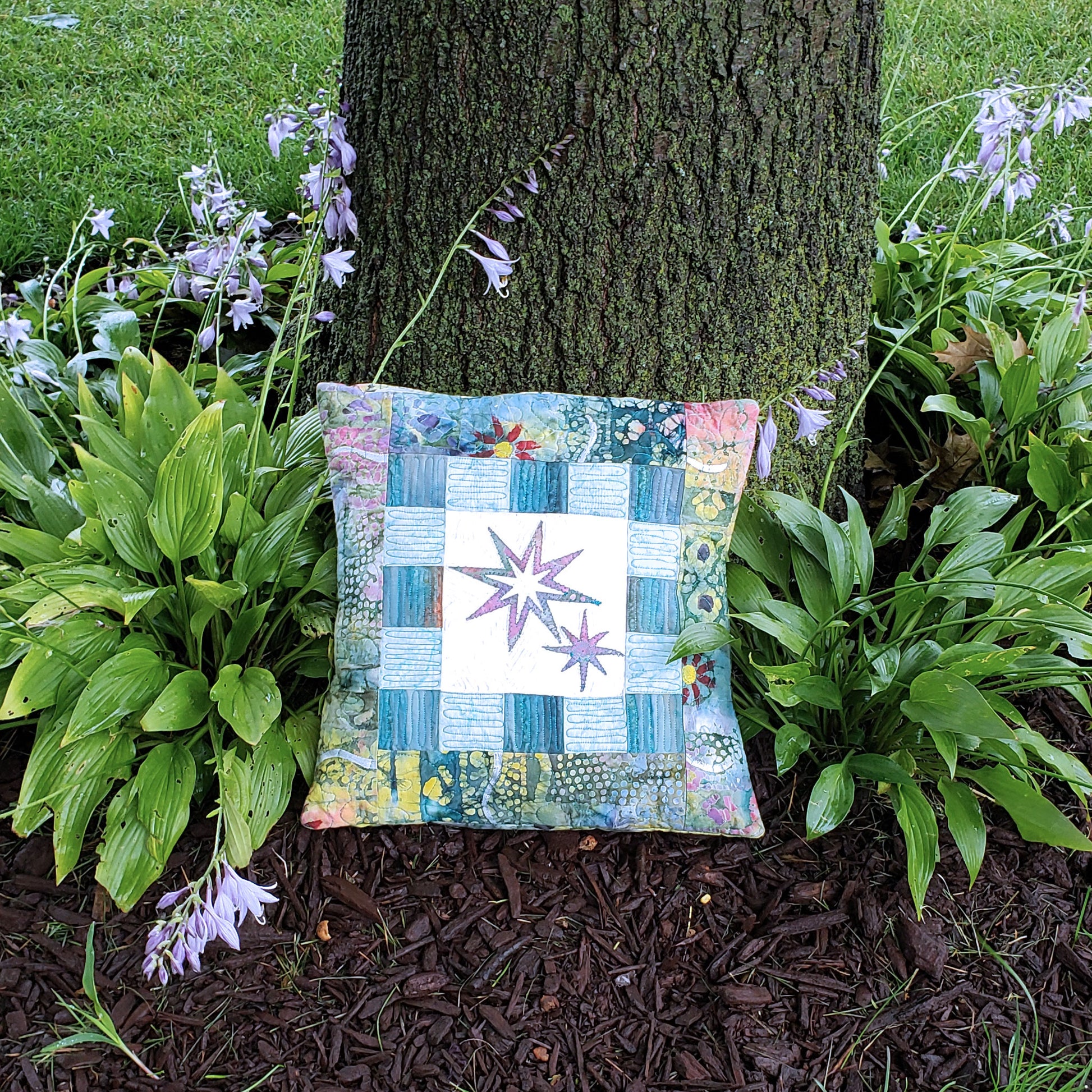 Pillow with Eight Point Star