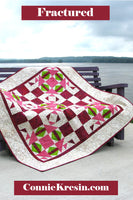 The quilt pattern uses two different blocks and one of them has a section that is done with either templates (included in the pattern) or by paper piecing with foundation paper.