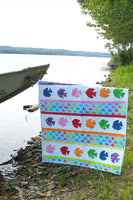 Go Fish baby quilt appliqued quilt pattern