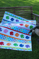 Go Fish baby quilt appliqued quilt pattern