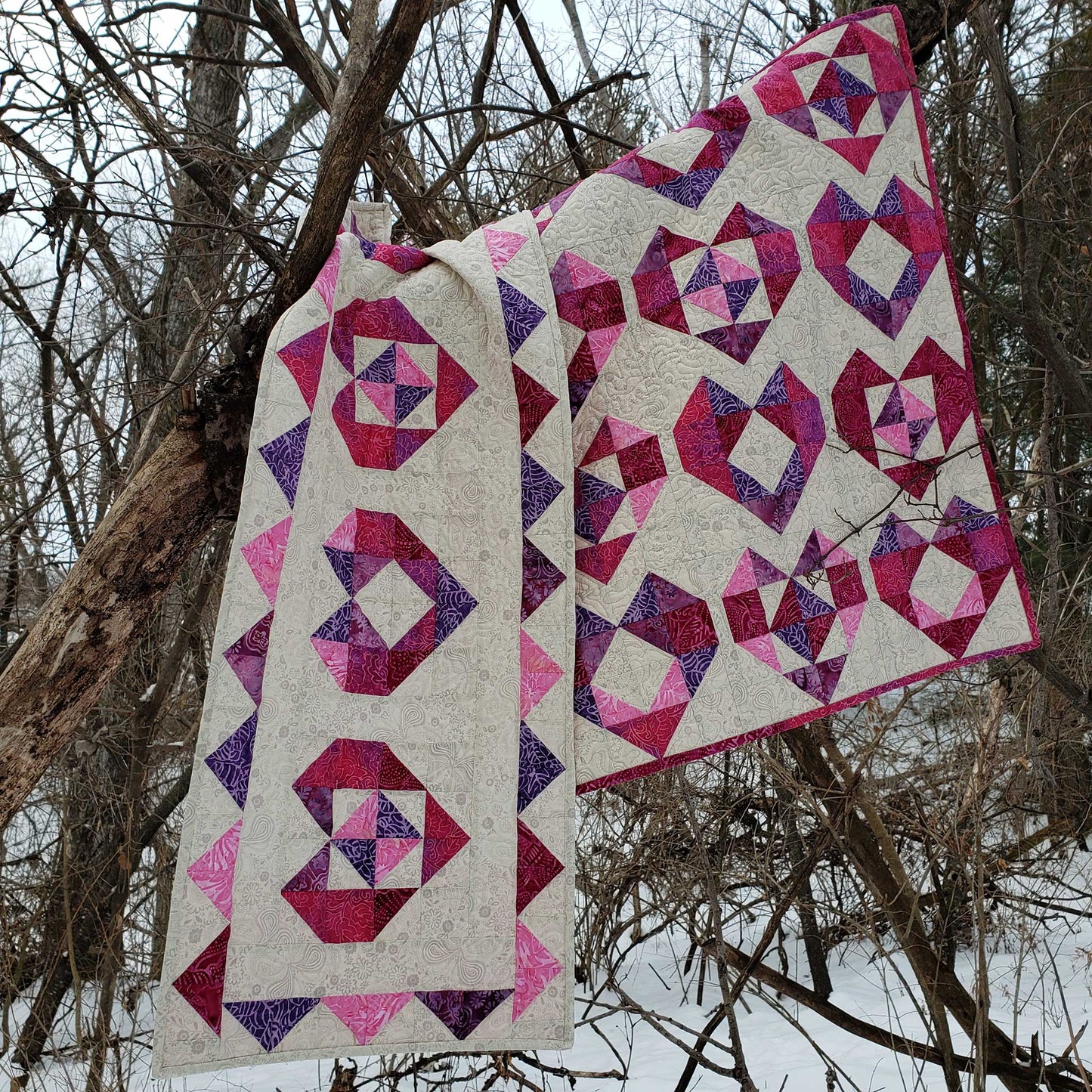 Heart Baby Quilt and table runner